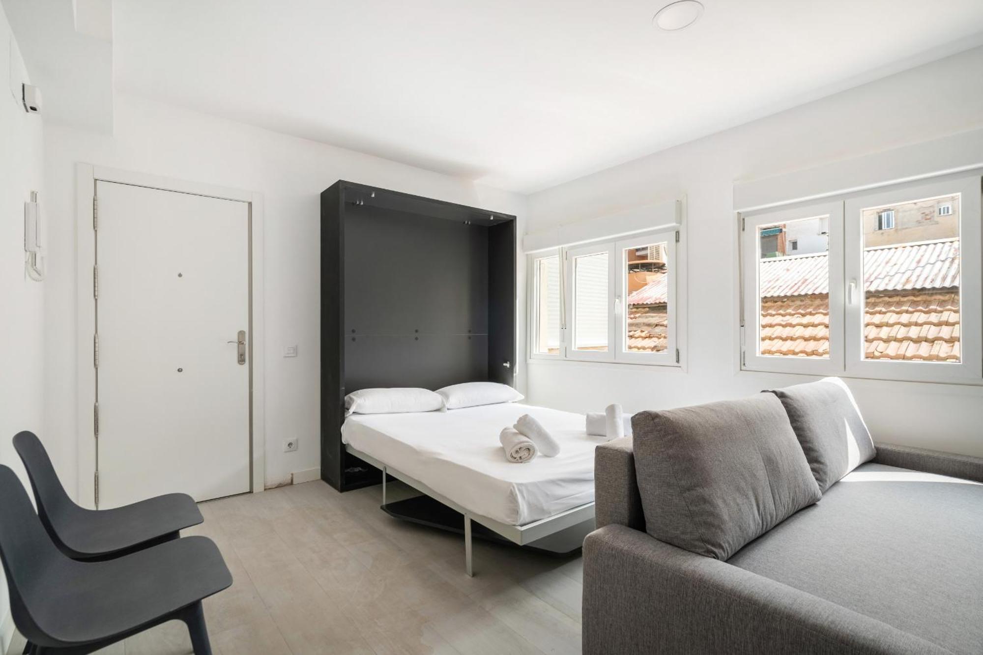 Madrid Riverside Studios Con Parking Incluido Alquiler Temporal Exteriér fotografie