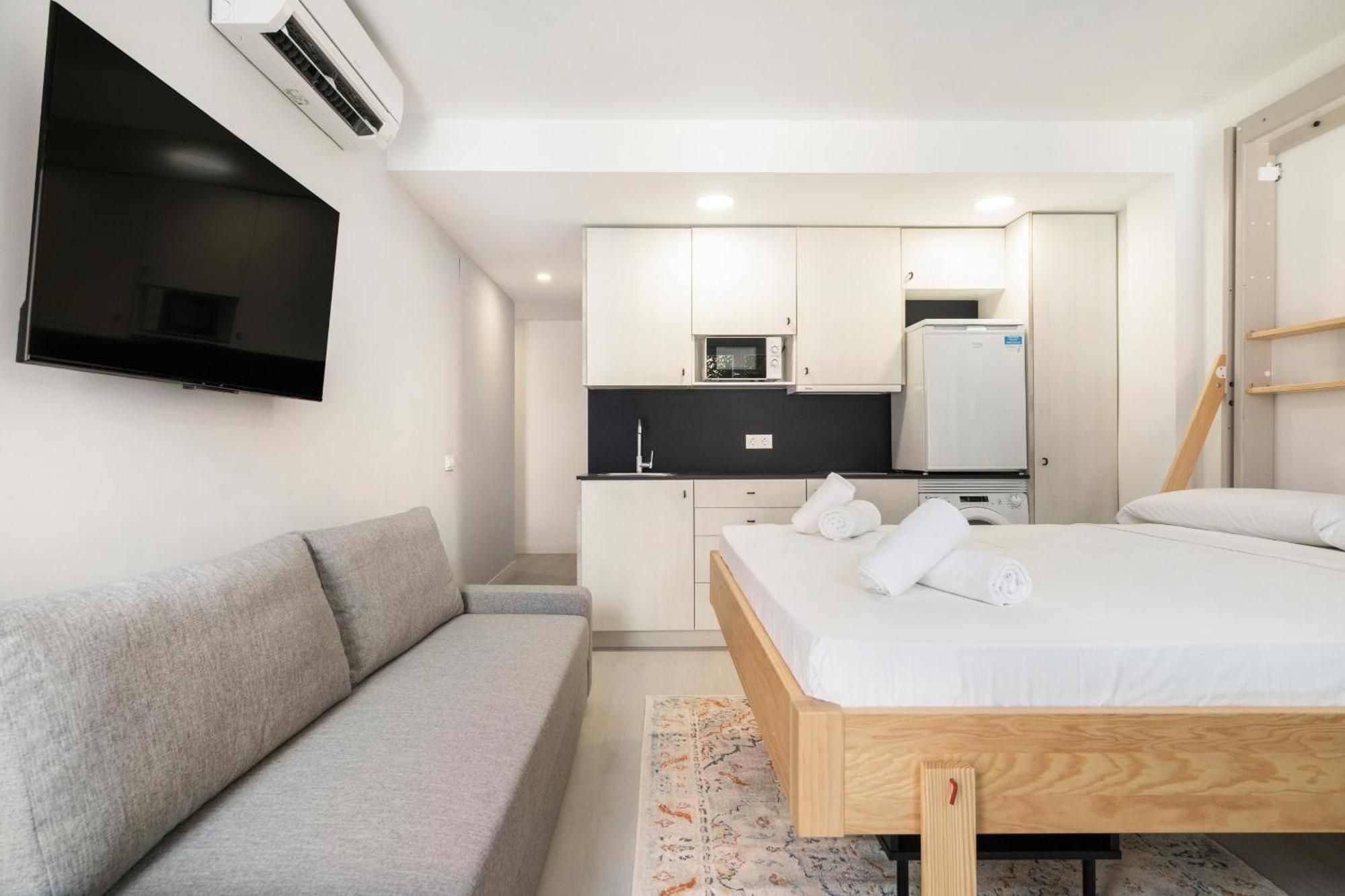 Madrid Riverside Studios Con Parking Incluido Alquiler Temporal Exteriér fotografie